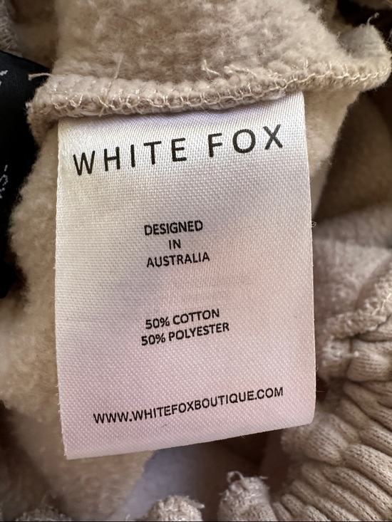 White Fox Offstage Sweatpants Moon Size XS - Picture 7 of 8